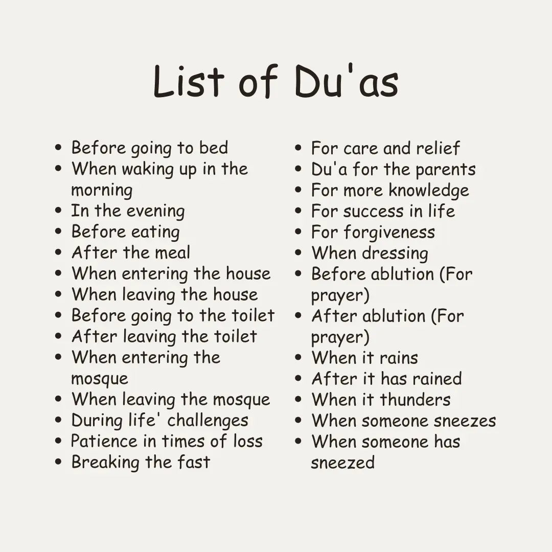 My Daily Du'as